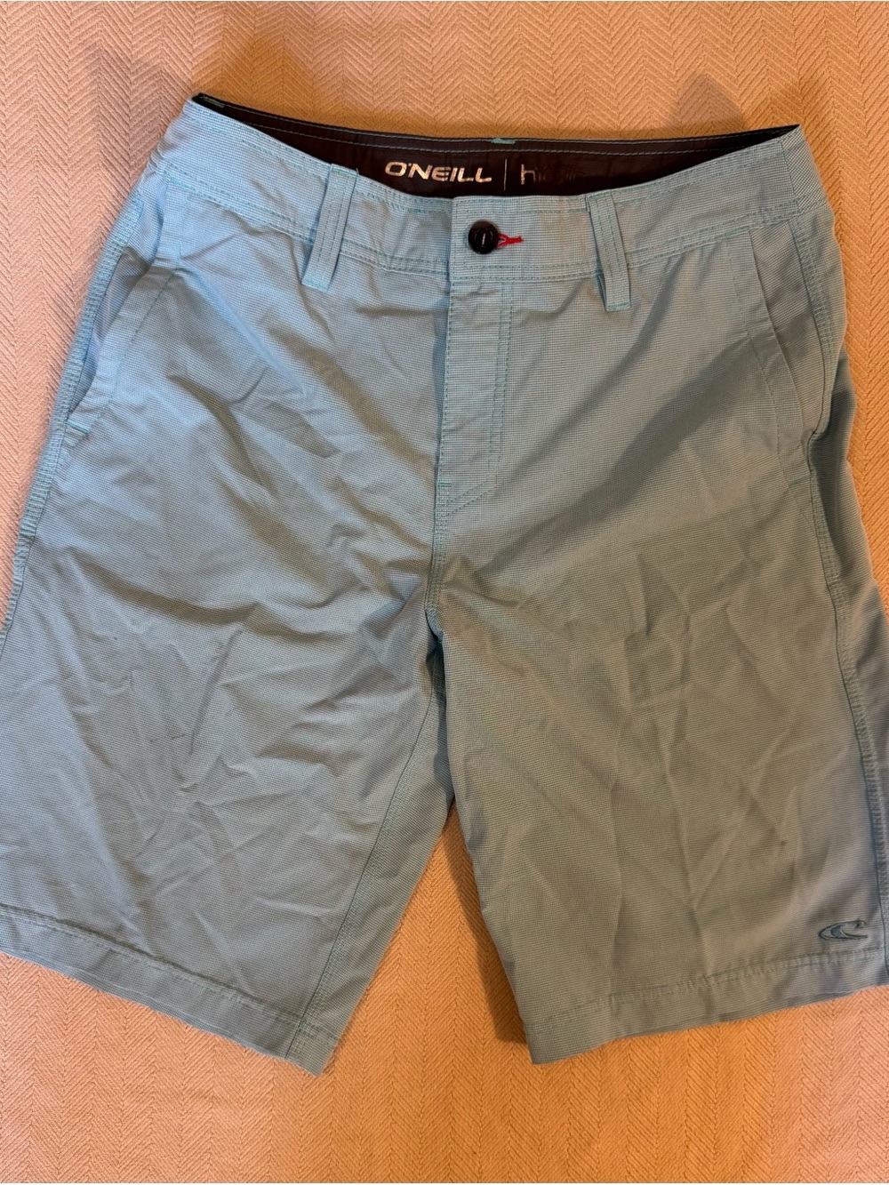 O’Neill Hybrid Stretch Shorts Men’s 30 Aqua Blue Surf Walkshorts
